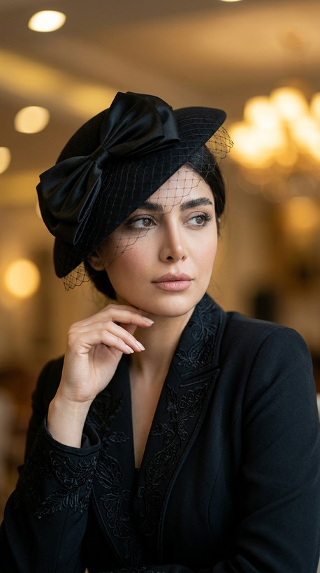 کلاه فرانسوی ایدا پاپیونی
