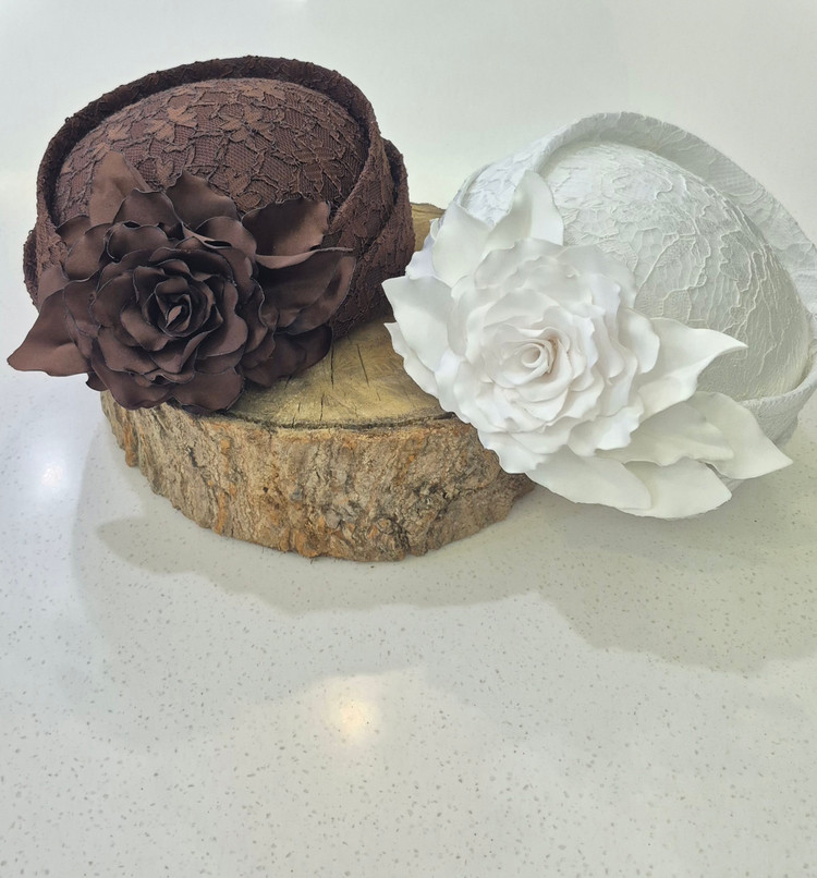 کلاه فرانسوی مدل برژه گل رز